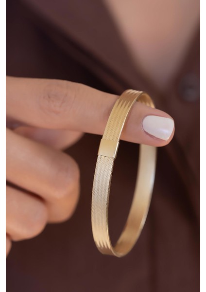 14 Ayar Altın Italyan Düz Esnek Bilezik fırsatları