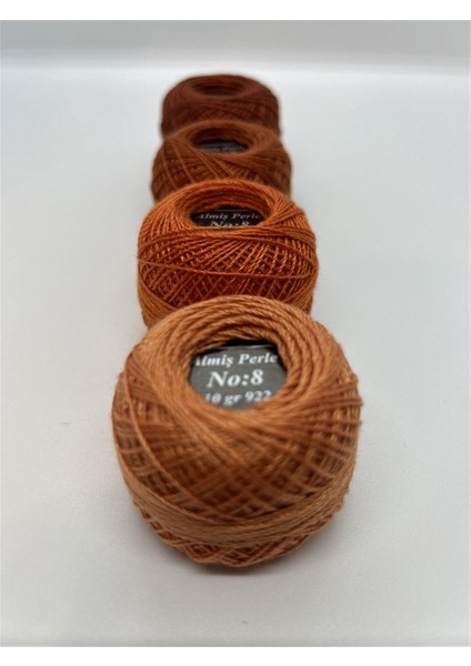 Almiş Perle Etamin- kanaviçe 4'lü Iplik Seti (10 Gr- No: 8) 918- 920- 922- 720 modelleri
