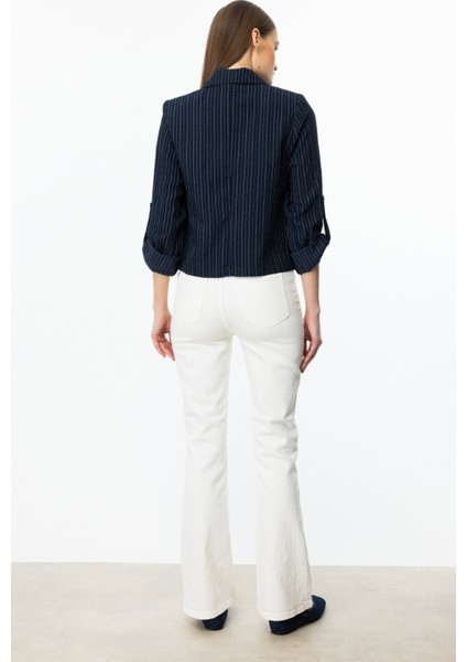 Ispanyol Paça Kot Pantolon Ekru 02124 modelleri