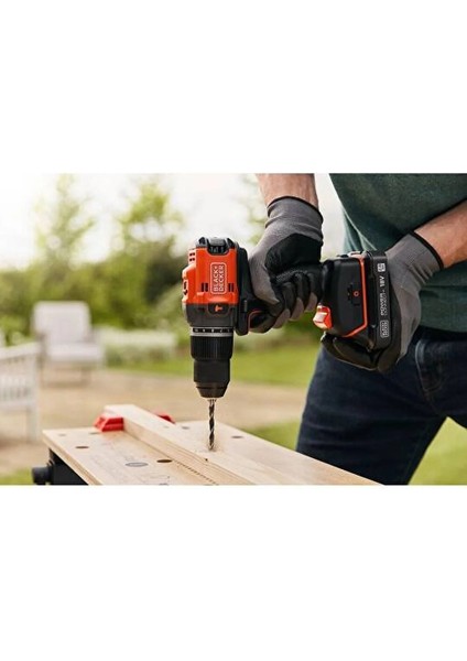 Black&decker BLD683D1XK-QW 18V Powerconnect™ Akülü Darbeli Matkap (Fırçasız, 1x 2,0AH Akü, 1A Şarj Cihazı ve Kit Kutusu Ile) fırsatları