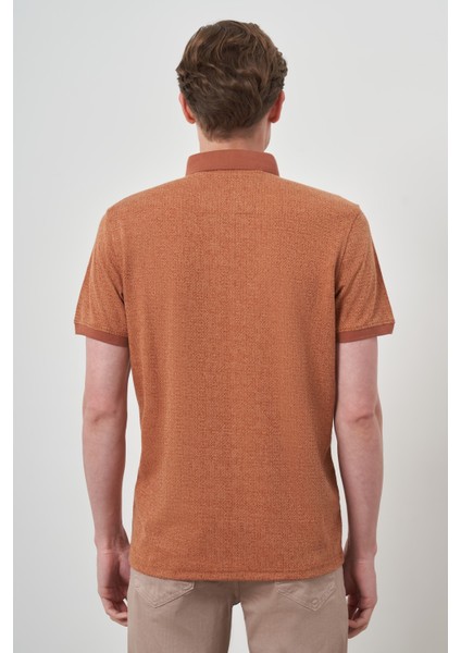 Erkek Kiremit Trend Polo Yaka T-Shirt indirimleri