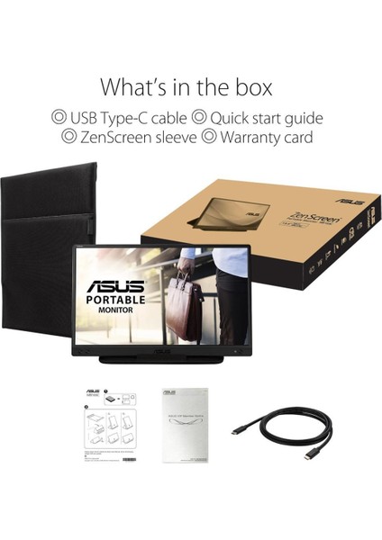 Zenscreen MB166C 15.6'' 5 Ms Full Hd IPS 60 Hz Taşınabilir Monitör - Outlet