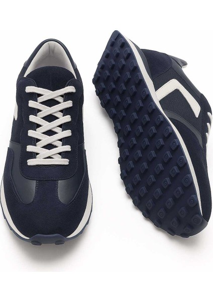 Erkek Lacivert Mevsimlik Casual Deri Spor Ayakkabı modelleri
