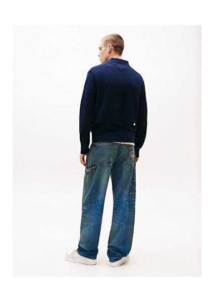 Erkek Mavi Triko Kazak fırsatları