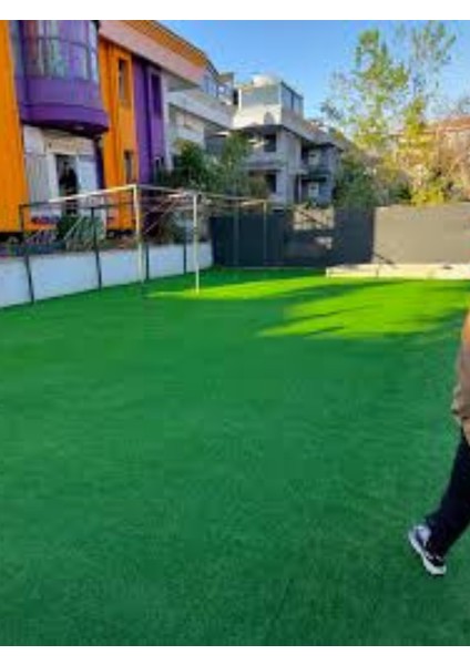 4x8 Metre Yapay Çim Halı, Lastik Taban, Yeşil Suni Halı, 7 mm Kalınlığında modelleri