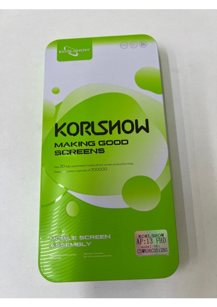 Korslow Full Dokunmatik iphone 13 Ekran fırsatları
