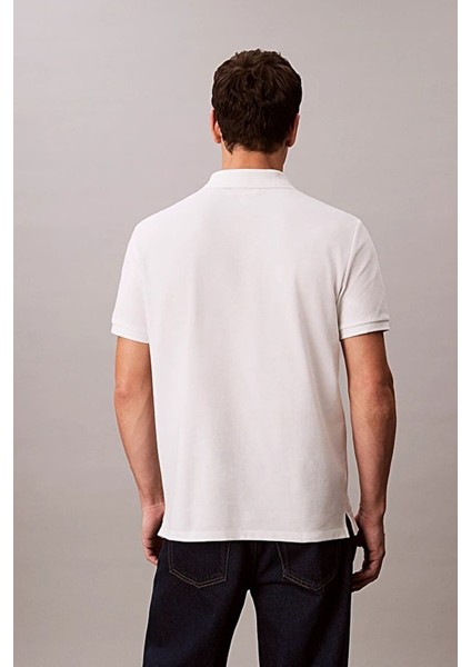 Erkek Ss Casual Pique Classic Polo T-Shirt - Beyaz fiyatları