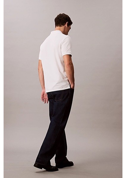 Erkek Ss Casual Pique Classic Polo T-Shirt - Beyaz fırsatları