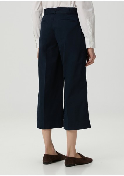 Lacivert Crop Pantolon fırsatları
