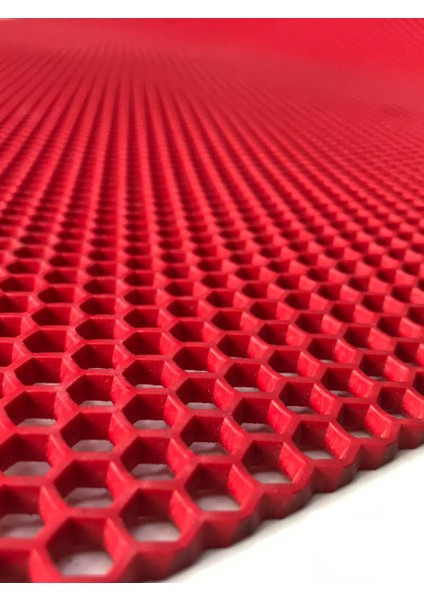 Kırmızı Petek Mat Pvc Kaydırmaz Petek Paspas, 0,9x4 Metre fiyatları