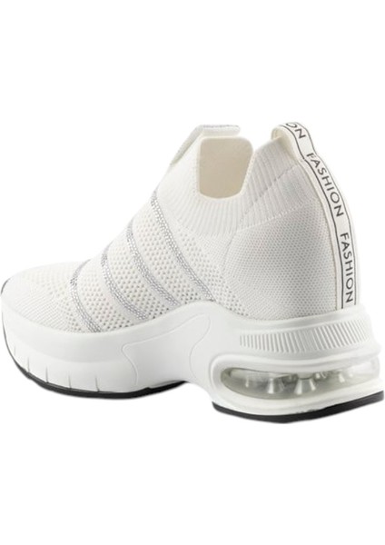 Kadın Kalın Taban Gizli Topuklu Spor Ayakkabı 24Y300-4 fırsatları