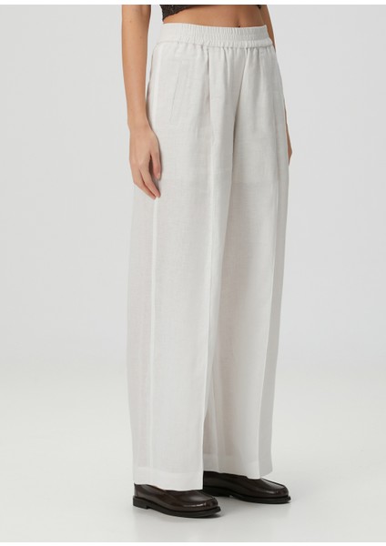 Naturel Keten Pantolon