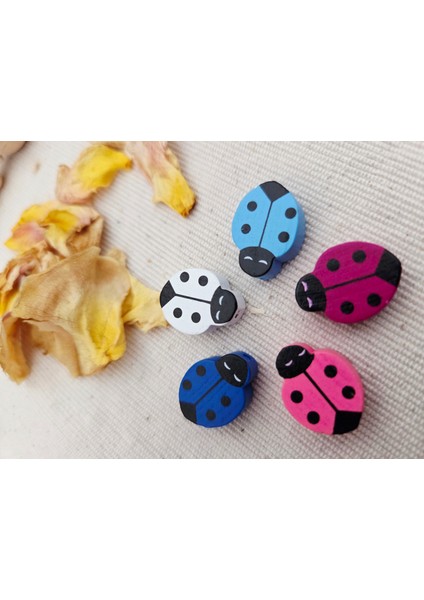 Pembe Uğurböcekli Isimli Bebek Emzik Zinciri Askısı fiyatları