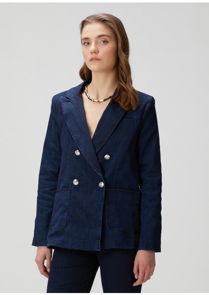 Indigo Kruvaze Denim Ceket fırsatları