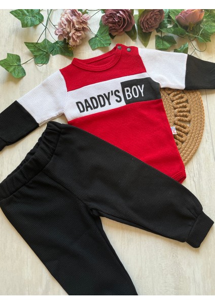 Fukukumbaby Daddy Boy Takım Kırmızı