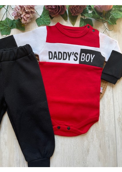 Fukukumbaby Daddy Boy Takım Kırmızı fiyatları