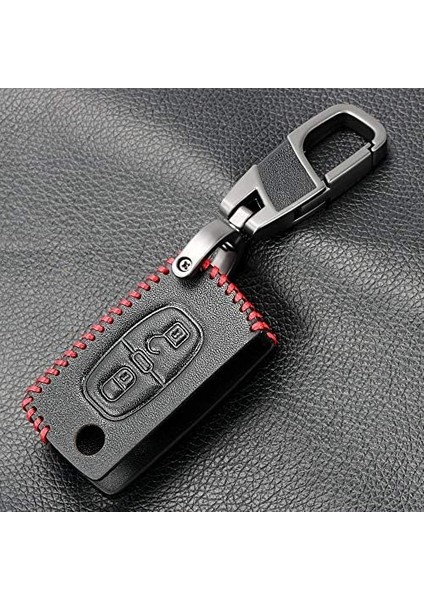 Deri Anahtar Kılıfı (Citroen C1,c2,c3,c4,c5,c6,c8 ile Uyumlu)