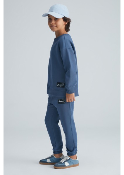 Nacer Erkek Çocuk Süs Etiketi Comfort Indigo Eşofman Takımı fiyatları