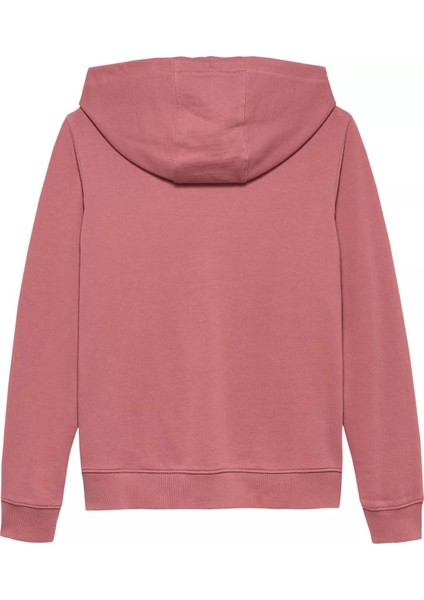 Kadın Regular Fit Kapüşonlu Logolu Sweatshirt - Toz Pembe fiyatları