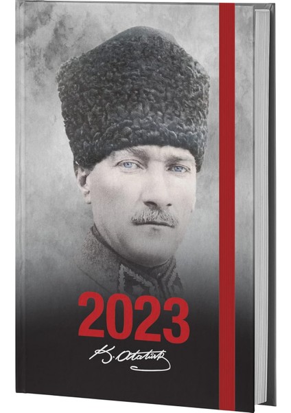 Kitabevi Komutan 2023 Ajanda 128 Sayfa Ciltli, 13,5X21CM