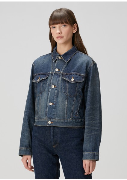 Small Fit Mavi Denim Ceket modelleri
