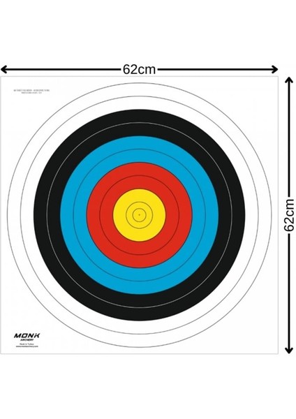 Hedef Kağıdı 60 cm 10 Halka