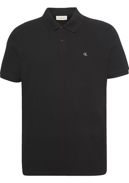 Erkek Ss Casual Pique Classic Polo T-Shirt - Siyah