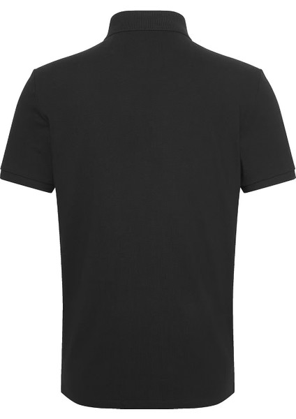 Erkek Ss Casual Pique Classic Polo T-Shirt - Siyah modelleri