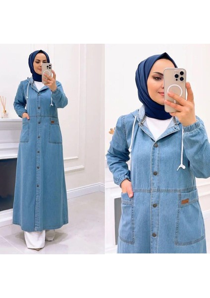 Kadın Düğmeli Kot Kap fiyatları