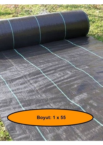 Jut Zemin Kaplama Malzemesi, Çim Çıkarmaz, 1X55 Metre