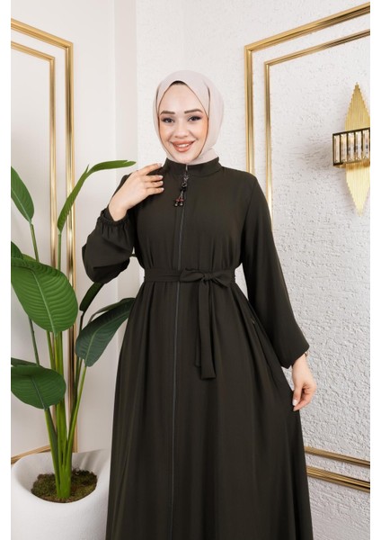 Kadın Mevlana Model Rabia Krep Ferace fırsatları
