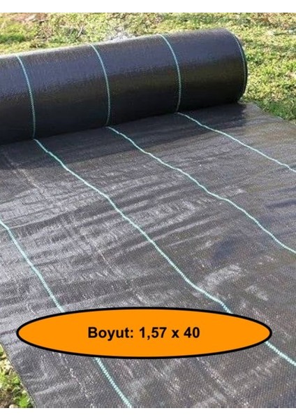 Jut Zemin Kaplama Malzemesi, Çim Çıkarmaz, 1,57X40 Metre