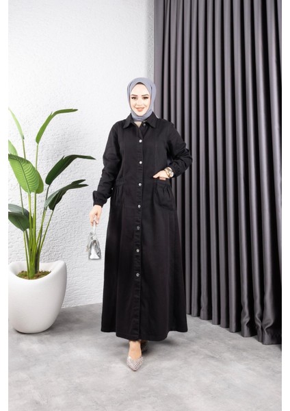 Kadın Düğmeli Torba Cepli Gabardin Kap fiyatları