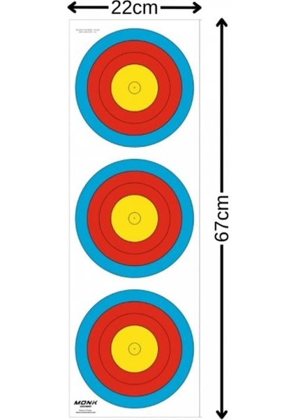 Hedef Kağıdı 3X20 cm Spot Cp