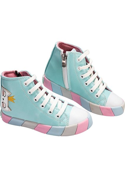 Kedi Prenses Mavi Kız Çocuk Sneakers