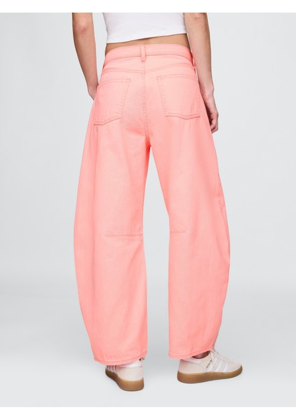 Kadın Mercan High Rise Horseshoe Jean Pantolon indirimleri