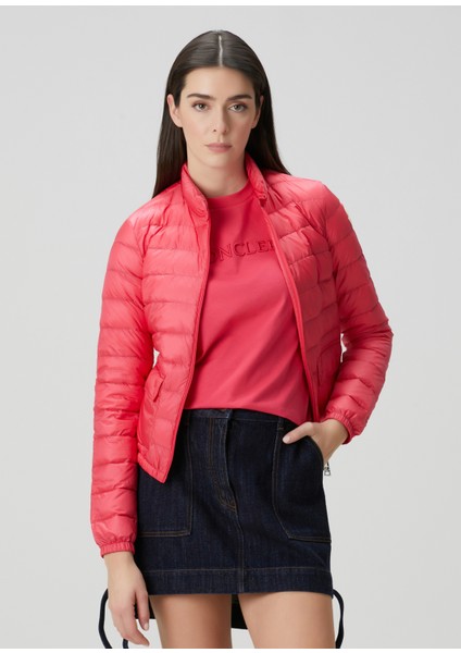 Lans Pembe Puffer Mont