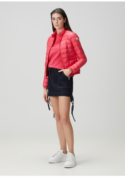 Lans Pembe Puffer Mont
