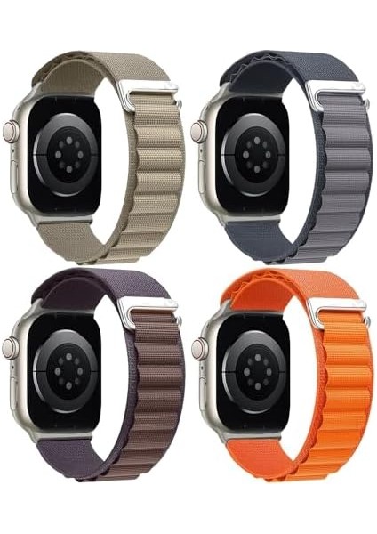 Apple Watch 45MM 44MM 42MM 49MM Uyumlu Valley Kordon Kopma Karşıtı Ayarlanabilir Rahatsız Etmeyen Watch Ultra 2/1 9 8 Se 7 6 5 4 3 2 1 Uyumlu Kordon modelleri