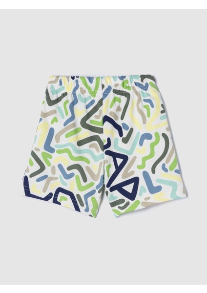 Erkek Bebek Kırık Beyaz Gap Logo Desenli Şort fiyatları