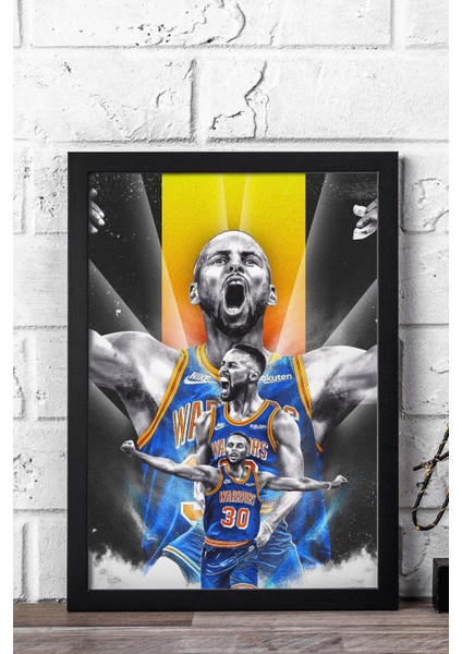 Stephen Curry Çerçeveli Tablo - Basketbol Nba Posteri Tablo