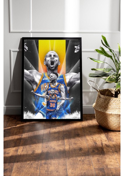 Stephen Curry Çerçeveli Tablo - Basketbol Nba Posteri Tablo fiyatları