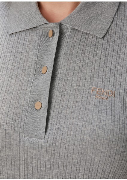 Gri Ribli Polo Triko