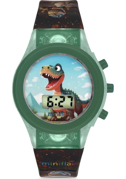Dinozor MFD7001 Işıklı Çocuk Saati
