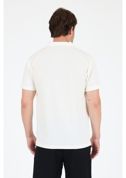 Erkek Kapris Polo Yaka Kısa Kollu T-Shirt – Rahat Kalıp, Nefes Alan Kumaş Erkek T-Shirt 7918 fırsatları