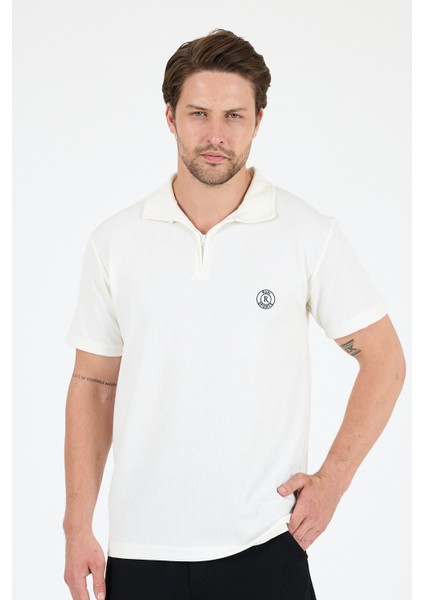 Erkek Kapris Polo Yaka Kısa Kollu T-Shirt – Rahat Kalıp, Nefes Alan Kumaş Erkek T-Shirt 7918 indirimleri