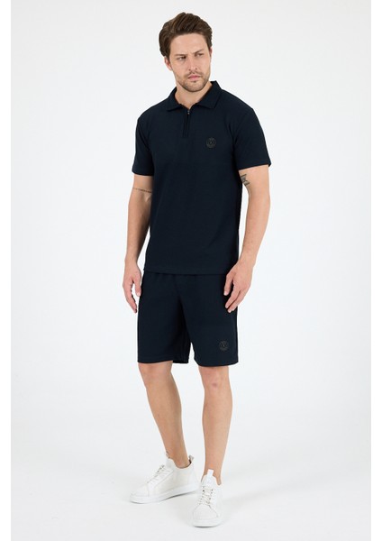 Erkek Kapris Polo Yaka Kısa Kollu T-Shirt – Rahat Kalıp, Nefes Alan Kumaş Erkek T-Shirt 7918