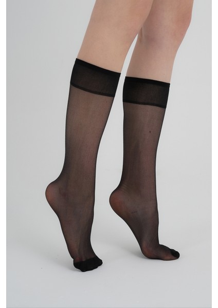 6'lı Fit 15 Kadın Dizaltı Çorap – Yumuşak Dokulu, Günlük Kullanıma Uygun modelleri