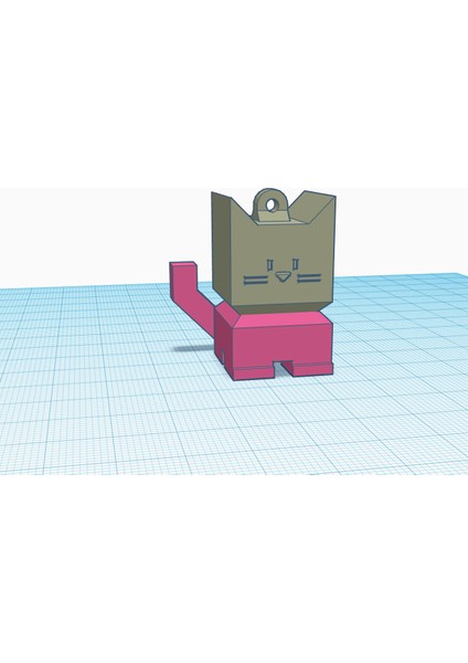 Cali Cat Anahtarlık Vida Kutusu (Sadece Plastik Aparattır) 3D fiyatları