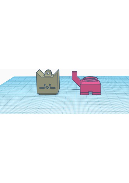 Cali Cat Anahtarlık Vida Kutusu (Sadece Plastik Aparattır) 3D modelleri